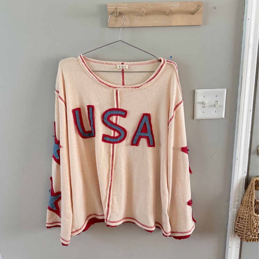 POL patchwork top